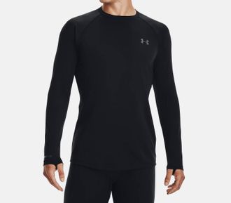 Under Armour Base 2.0 Crew Top In Black