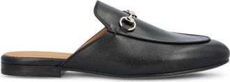 Gucci Princetown leren muiltjes - Zwart