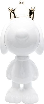 Leblon Delienne White Snoopy Crown Figurine - Unisex - Acrylic