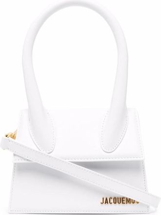Jacquemus White Le Chiquito Moyen handbag