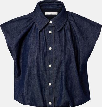 Frame Denim Shell denim blouse