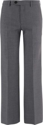 Darkpark Colin Pants - Dames - Straight fit broeken - Grijs - M - Wol - Broeken