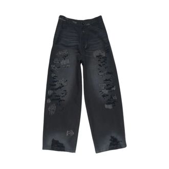 Acne Studios Heren, Jeans, Zwart, Maat: M