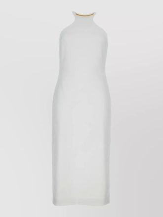 Elisabetta Franchi halter neck sleeveless midi dress