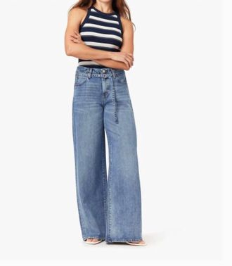 Habitual Womens Brynn Self Tie Wide Leg Jean In Mantra