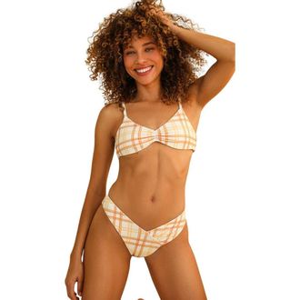Dippin' Daisy's Swimwear Angel Bottom in Rad Plaid at Nordstrom, Size X-Large