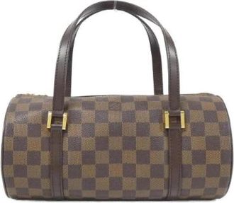 Louis Vuitton Pre-owned Vintage Canvas Handtas - Dames - Vintage Handtas - Bruin - ONE Size - Vintage