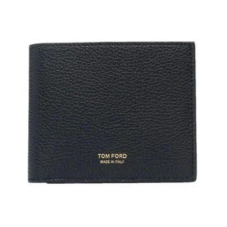 Tom Ford Accessoires, Heren, Zwart, ONE Size, Leer, T Line Classic Bifold Wallet