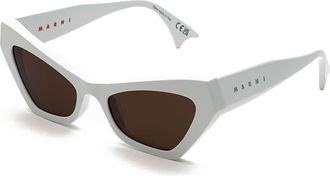 Marni Zelaryth White 4KW Mens Sunglasses White Size 58