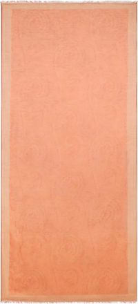Etro paisley motif linen-blend scarf - Orange