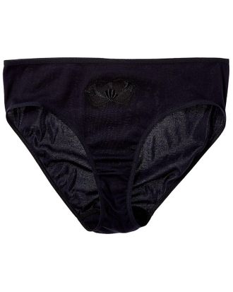 Hanro Hanro Floral Embroidered Hi-Cut Brief