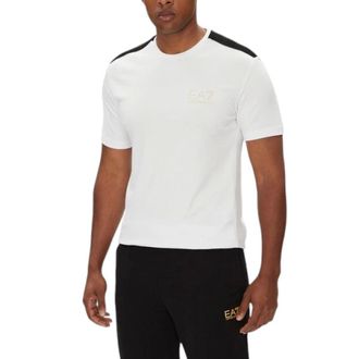 Emporio Armani T-Shirts, male, White, Size: 3XL Train Core ID T-Shirt