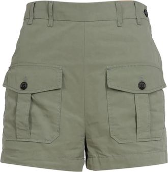 Philippe Model buttoned cargo-pockets shorts - Green