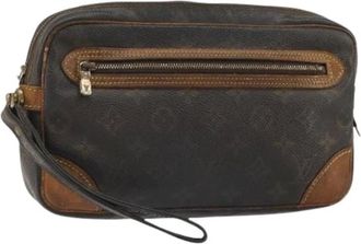 Louis Vuitton Pre-owned Clutches, female, Brown, Size: ONE SIZE Pre-owned Clutch