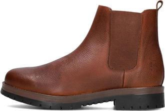 Mazzeltov Schoenen, Heren, Bruin, 40 EU, Leer, Stijlvolle Chelsea Boots voor Heren