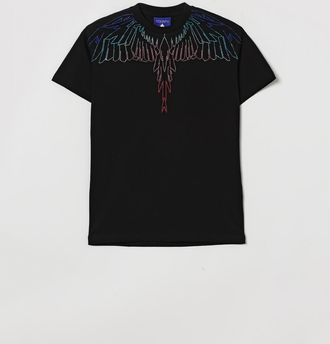 Marcelo Burlon T-shirt girocollo County Of Milan in cotone con Icon Wings di strass