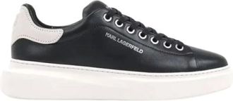 Karl Lagerfeld Schoenen, Heren, Zwart, 44 EU, Leer, Kore Sneakers