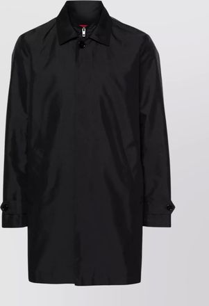 Fay morning jacket collar long buttoned pockets