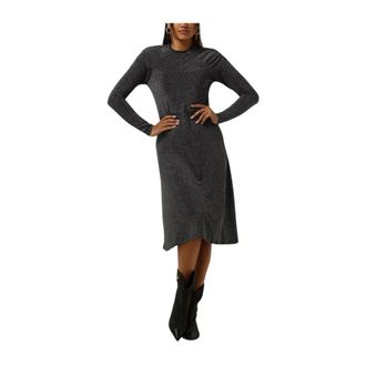 Lollys Laundry Rosie Jurk - Dames - Casual kleedjes - Grijs - L - Kleedjes
