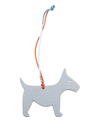 Hermès 2020s Petit H leather dog charm - unisex - Leather - One Size - Red