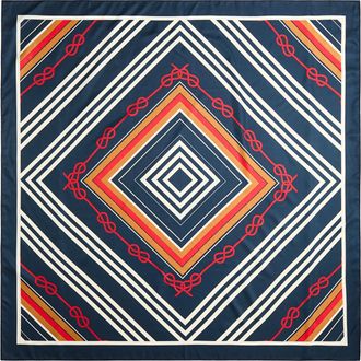 H&M Gemustertes Tuch - Blue