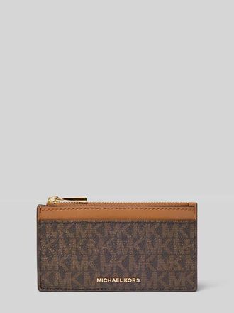 Michael Kors Portemonnaie mit Logo-Detail Modell Jet Set in Dunkelbraun, Gr&ouml;&szlig;e 1