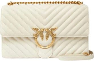 Pinko Pinko - Tassen > Schoudertassen - Dames - Schoudertassen - Wit - ONE Size - Tassen
