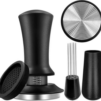 OEM Pressino Da Caff&egrave; Da 58 Mm, Regolatore Di Pressione Per Pressino Da Espresso, Kit Pressino Completo Di Attrezzi E Tappetino Di Pressatura