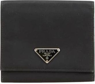 Prada Pre-owned Wallets, female, Black, Size: ONE SIZE Pre-owned Nylon wallets