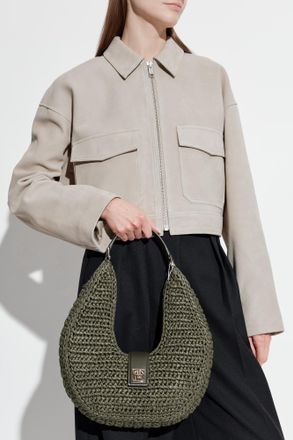 Anine Bing Shoulder Bag Lou, Womens, Green