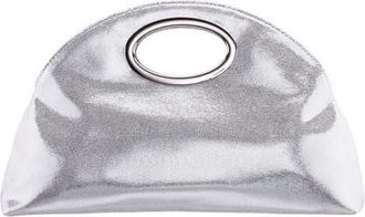 Nina Jael Top Handle Clutch in Silver at Nordstrom