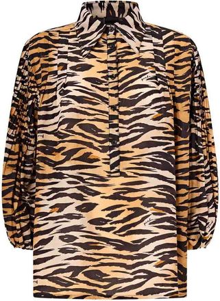 Pinko Darcey Blouse In Cotton And Silk