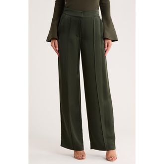 SIMKHAI Kyra Wide Leg Pants in Moss at Nordstrom Rack, Size 0
