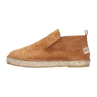 Shabbies Amsterdam Schoenen, Dames, Bruin, 41 EU, Su&egrave;de, Elche Lofa Espadrilles