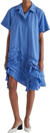 Meimeij Pacific Long Dress In Blue
