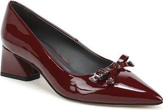 Franco Sarto Racer Faux Leather Pump in Red Pu at Nordstrom, Size 6.5