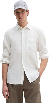 Marc O'Polo Leinenhemd MARC OPOLO, Herren, Gr. XXL, N-Gr, wei&szlig;, Web, Obermaterial: 100% Leinen, Manschette, Hemden Leinenhemd, im klassisch cleanen Look