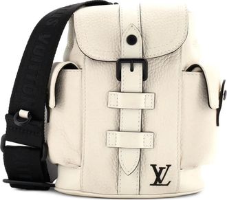 Louis Vuitton Christopher Taurillon Leather XS backpack - Wit