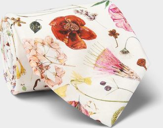 Paul Smith Mens Colourful flowers tie