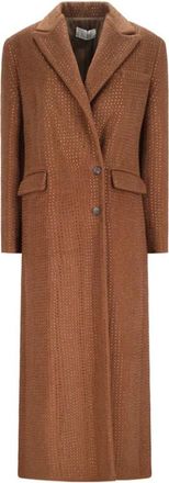 Giuseppe Di Morabito Dames, Mantels, Bruin, Maat: 2XS