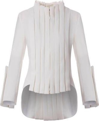 Anne Fontaine Womens Jacket Secret Black Secret Jacket And Tailored Cut in White at Nordstrom, Size 36