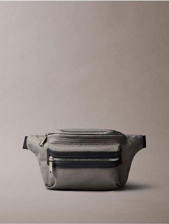 Calvin Klein Mens Structured Belt Bag - Grey