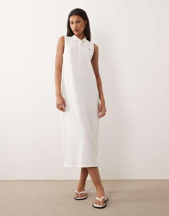 Polo Ralph Lauren Vestito da giorno in maglia bianco