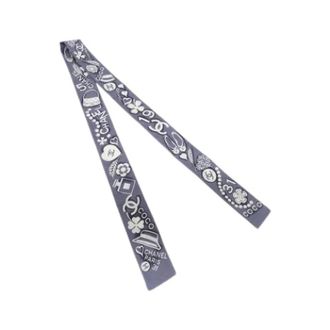 Chanel Pre-owned Scarves, female, Gray, Size: ONE SIZE Pre-owned Headband