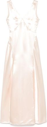 Philosophy di Lorenzo Serafini Maxi-rok met satijnen afwerking - Roze