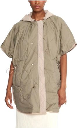 Max Mara Dames, Jassen, Beige, Maat: 2XS Zijde