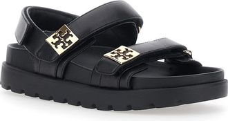 Tory Burch Womens Sandal Mellow Sport Black Calf Leather