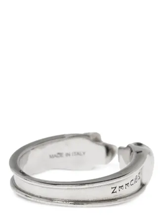 Alexander McQueen Twin Skull Cufflink - Silver