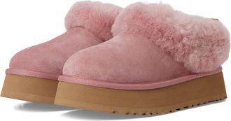 UGG Tazzelle Green Leather Ankle Boots, Pink Dawn, 6 UK