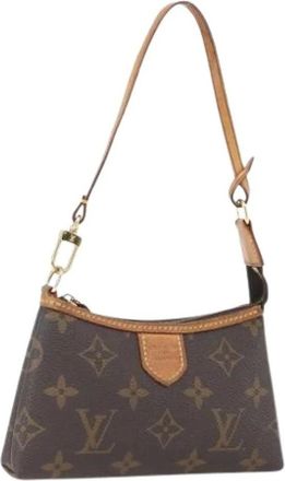 Louis Vuitton Pre-owned Shoulder Bags, female, Brown, Size: ONE SIZE Pre-owned Vintage Canvas Shoulder Bag